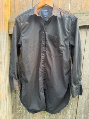 GAP Black Long-Sleeve Weekend Tunic